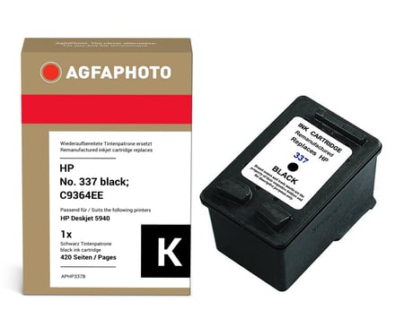 AgfaPhoto APHP337B nabój z tuszem 1 szt. Zamiennik Standardowa wydajność Czarny