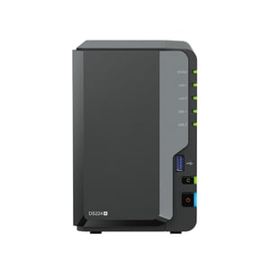 Synology DiskStation DS224+ NAS-server för skrivbordet med Intel® Celeron® J4125 2 GB DDR4 0 TB Svart