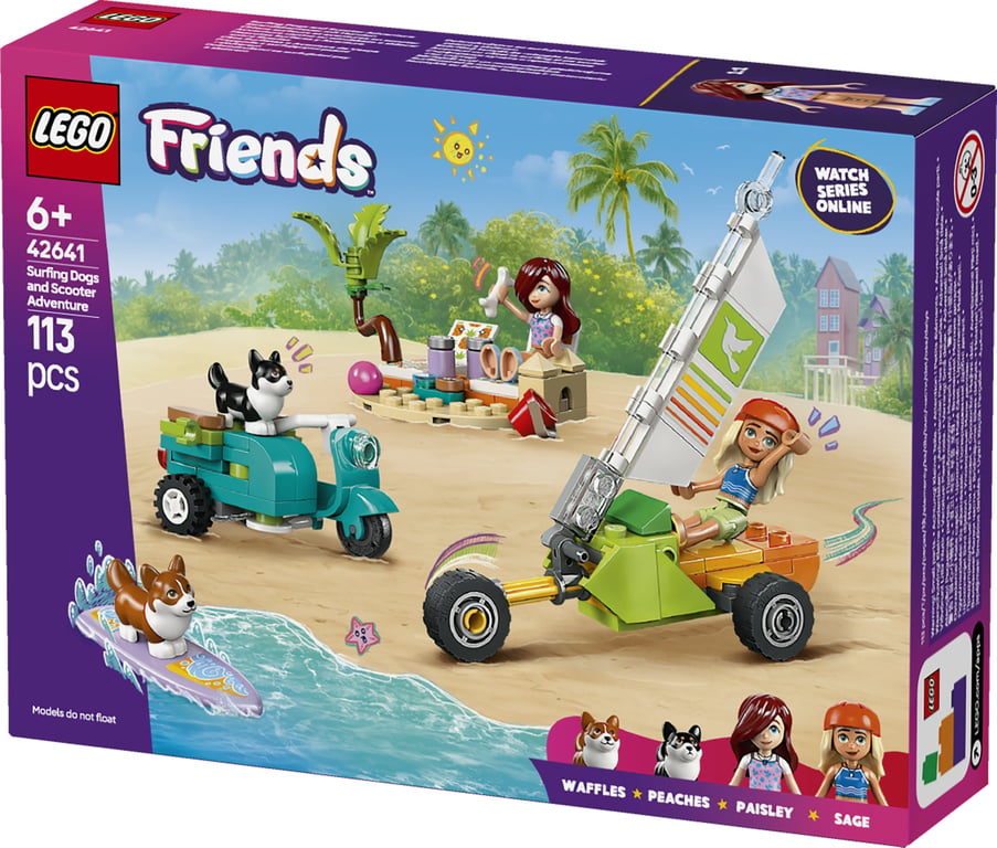 LEGO Friends Przygoda z surfującymi psami i skuterem