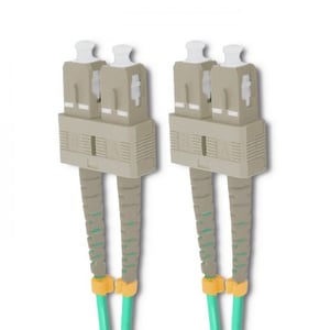 Qoltec 54353 kabel InfiniBand / światłowodowy 1 m 2x SC Zielony
