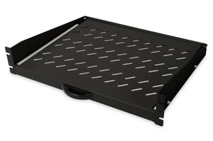 Digitus Ausziehbares Regal zur festen Montage an den vorderen 483 mm (19")-Montageprofilen