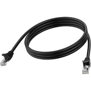 Vision TC 2MCAT6A/BL nätverkskabel Svart 2 m Cat6a U/UTP (UTP)