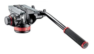 Manfrotto 502 stativhuvud Svart, Grå, Röd 1/4, 3/8" Kula (form)