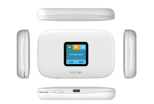 Beafon MR2_EU001W router bezprzewodowy Jedna częstotliwości (2,4 GHz) 4G Biały