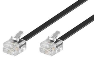 Microconnect MPK186 telefonkabel 6 m Svart