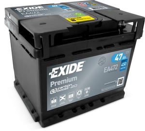 Exide EA472 Lead-Acid (VRLA) Car Battery 47 Ah 12 V 450 A Car