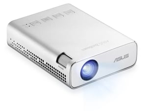 ASUS ZenBeam E1R Standard-throw projector, 200 ANSI lumens, LED, WVGA (854x480), Silver