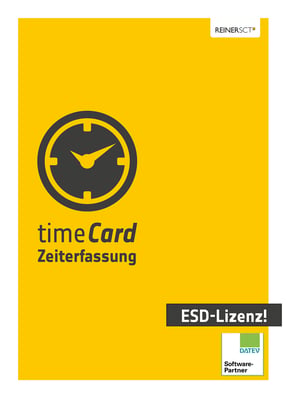 Reiner SCT timeCard time recording annual license, 500 employees, ESD, 1 year TV ad 1 x license Electronic Software Download (ESD) 1 year(s) 12 months