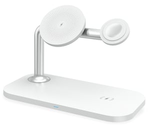RealPower ChargeAIR Mag Headphones, Smartphone, Smartwatch White USB Wireless Charging Internal