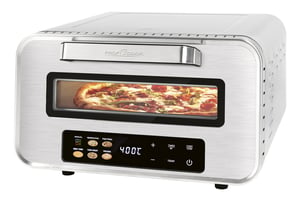 ProfiCook PC-PO 1323 pizza oven, 1 pizza(s), 2100 W, stainless steel