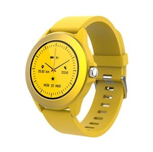Forever CW-300 3,05 cm (1.2") IPS 43 mm Cyfrowy 228 x 228 px Ekran dotykowy Żółty