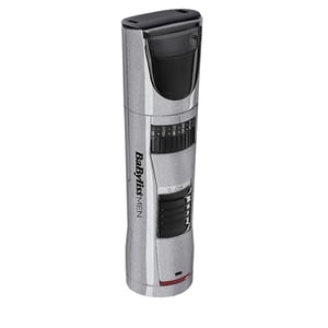 BaByliss T831E Barttrimmer, Netzbetrieb/Akku, 3,5 cm, Schwarz, Silber