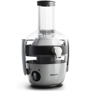 Philips Avance Collection HR1921/20 Juicer, 1100 W, Black, Silver, Transparent