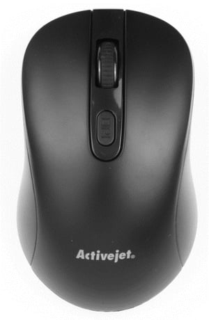 Activejet Mysz bezprzewodowa USB AMY-305W, Zasilanie baterią 1x 1,5V AA