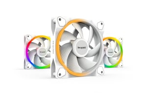 be quiet! Light Wings White | 120 mm PWM Triple Pack Datorchassi Fläkt 12 cm Vit 3 st.