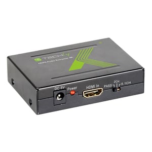 Techly IDATA HDMI-EA-ljudkonverterare, svart
