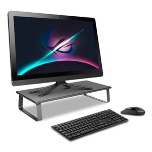 Techly ICA-MS 600TY Monitorhalterung / Ständer Schreibtisch Schwarz