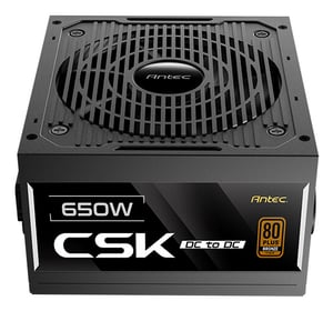 Antec CSK650DC EC 650 W Power Supply Module, 20+4-pin ATX, Black