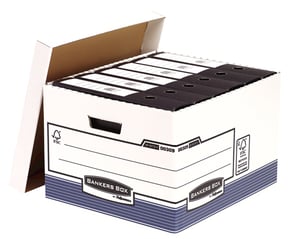 Fellowes 0030901 Dokumentenaufbewahrungsbox, Papier, blau