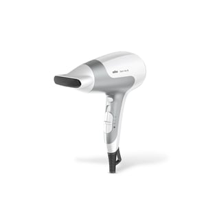 Braun HD580 hårtork 2500 W Silver, Vit