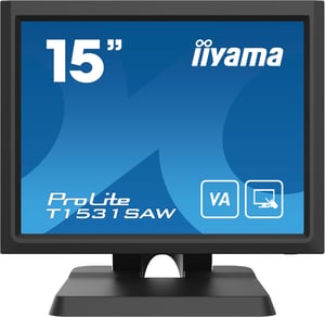 iiyama T1531SAW-B6 POS-skärm 38,1 cm (15") 1024 x 768 px XGA Pekskärm