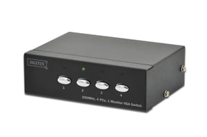 Digitus VGA-Umschalter für 4 PCs und 1 Monitor