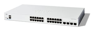 Cisco Catalyst C1200-24T-4X-RF przełącznik sieciowy Zarządzany L2/L3 Gigabit Ethernet (10/100/1000) Biały