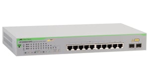 Allied Telesis AT-GS950/10PS V2-50 przełącznik sieciowy Nie zarządzany Gigabit Ethernet (10/100/1000) Obsługa PoE Szary
