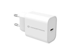 Conceptronic ALTHEA10W Ladegerät für mobile Geräte, universell, weiß, Wechselstrom, Schnellladung, für den Innenbereich