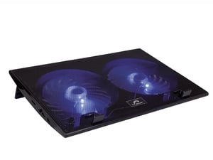 Tracer TRASTA44434 Laptop Cooling Pad, 43.2 cm (17"), 500 RPM, Black