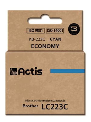 Actis Tusz KB-223C (zamiennik Brother LC223C; Standard; 10 ml; niebieski)