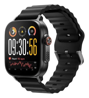 realme Watch 5 5 cm (1.97") AMOLED Cyfrowy 390 x 450 px Ekran dotykowy Czarny GPS