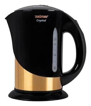 Zelmer ZCK7630 Crystal Gold czajnik elektryczny 1,7 l 2200 W Złoto, Czarny