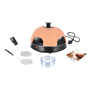 Emerio PO-115985 Pizza Oven for 4 Pizzas, 900 W, Black, Orange