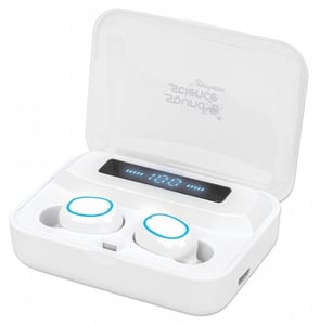 Manhattan 180399 hörlurar/headset Trådlösa in-ear-hörlurar Samtal/musik via Bluetooth Vit