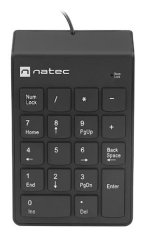 NATEC GOBY 2 numeriskt tangentbord, universellt, USB, svart