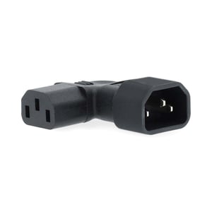 Nedis CEGB11903BK przejściówka do kabli IEC-320-C13 IEC-320-C14 Czarny