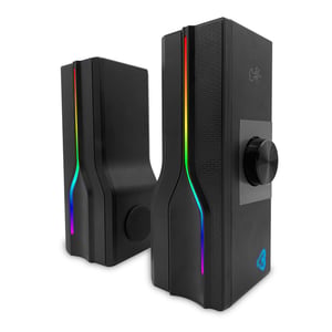 Media-Tech MT3175 2-vägshögtalare, svart, trådbunden och trådlös, 8 W