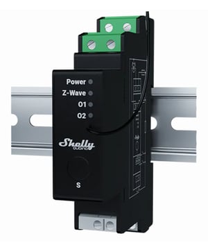 Shelly Wave Pro Shutter Accessories for Shutters and Blinds Shutter Control Black