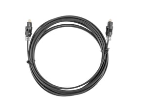 Lanberg CA-TOSL-10CC-0020-BK InfiniBand-/fiberoptisk kabel 2 m Toslink Svart