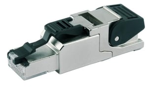 Telegärtner MFP8 T568 A Cat.6A RJ-45 Schwarz, Silber