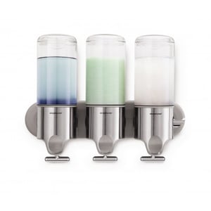 simplehuman BT1029 soap dispenser, 0.444 l, stainless steel, clear