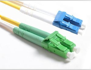 Microconnect FIB447001 kabel InfiniBand / światłowodowy 1 m LC Żółty