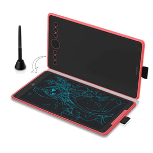HUION H320M Writing Tablet, Black, Red