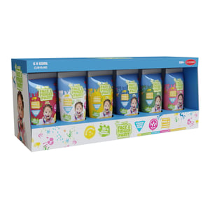Natural Face & Finger Paint Washable Finger Paint Blue, Green, Pink, Red, White, Yellow