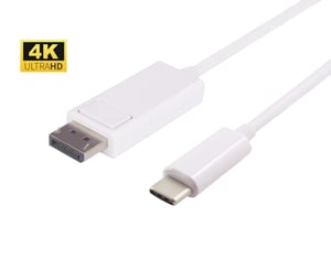 Microconnect USB3.1CDPBW1 externe USB-Grafikkarte, weiß