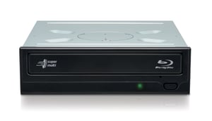 Hitachi-LG Super Multi Blu-ray Writer Internal Blu-ray RW Optical Drive, Black
