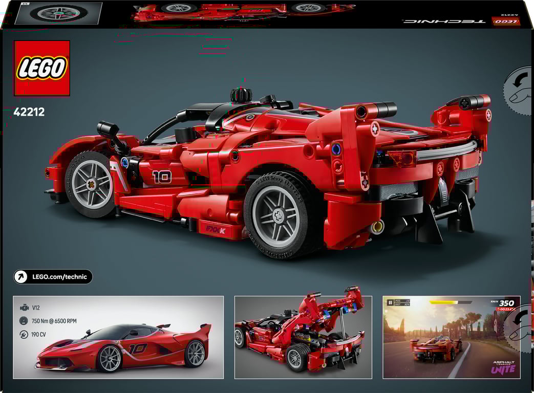 фото Авто-конструктор LEGO Technic Ferrari FXX K (42212)