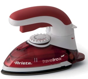 Ariete 00S622400AR0 Trocken- und Dampfbügeleisen, Bügelsohle aus Edelstahl, 800 W, rot, weiß