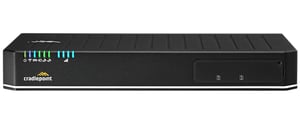 Cradlepoint E300C-18B + NetCloud Enterprise Branch trådlös router med 10 Gigabit Ethernet, dual-band (2,4 GHz/5 GHz) och 4G, svart
